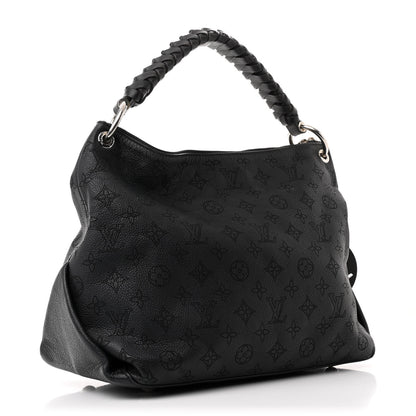 Louis Vuitton Mahina Beaubourg Hobo MM Black 3 of 9