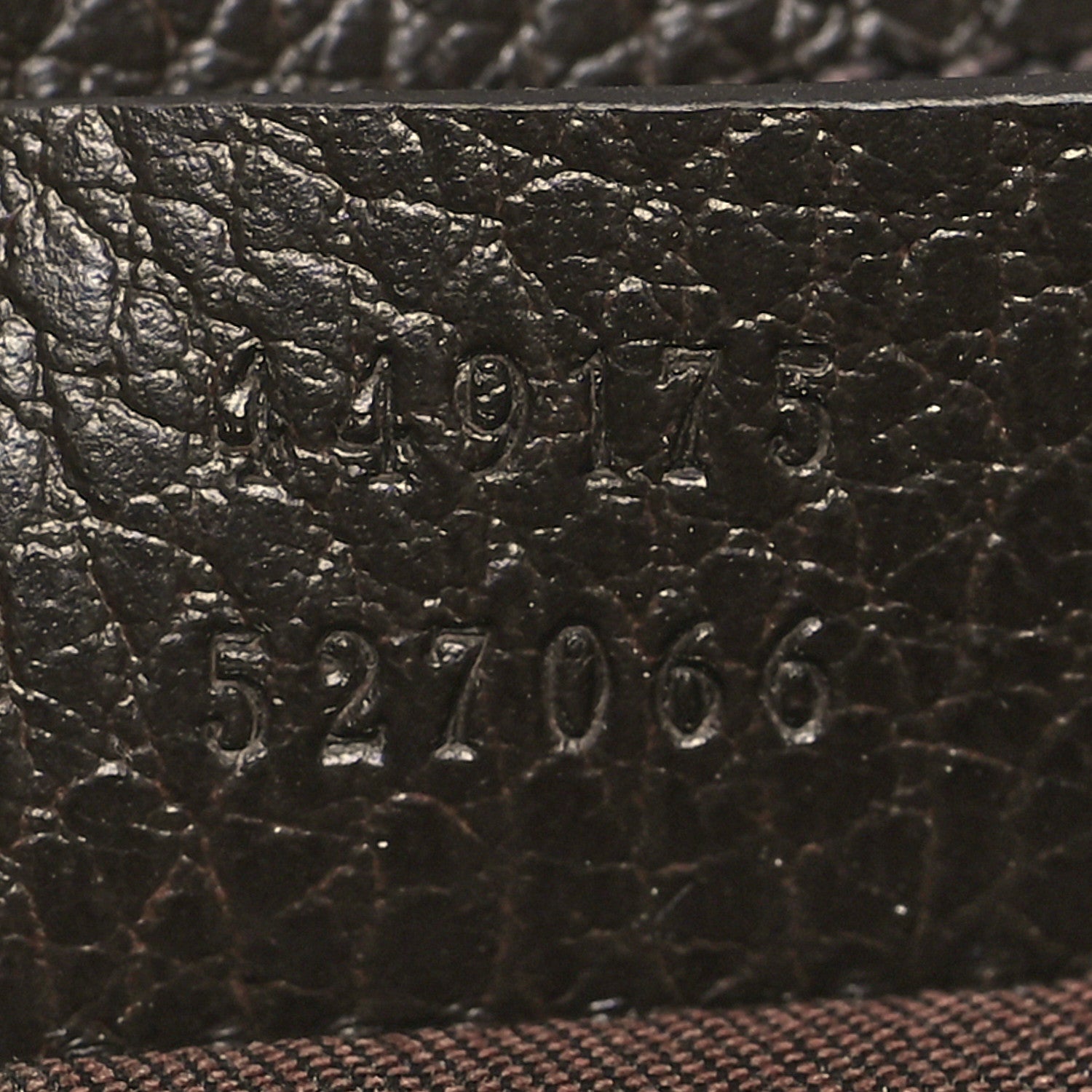 Gucci Monogram Dollar Calfskin O Drawstring Backpack Beige Ebony Testa di Moro Dark Chocolate 7 of 10