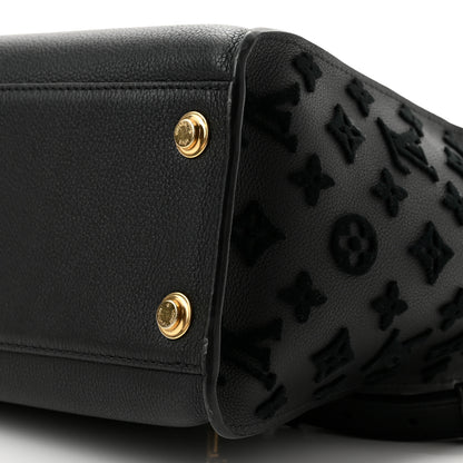 Louis Vuitton Calfskin Monogram Tufting On My Side Black 9 of 9