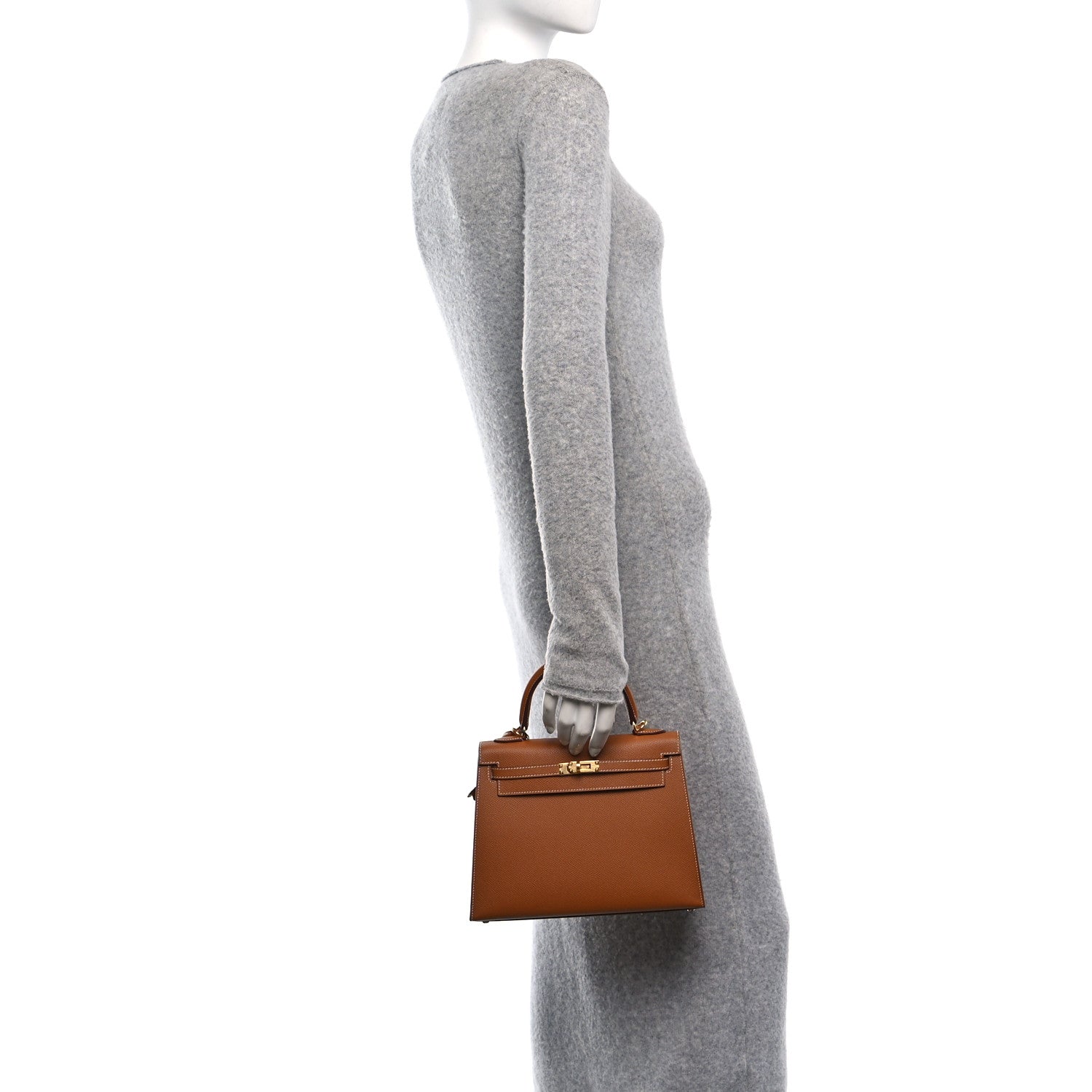 Hermes Epsom Kelly Sellier 25 Gold 2 of 11