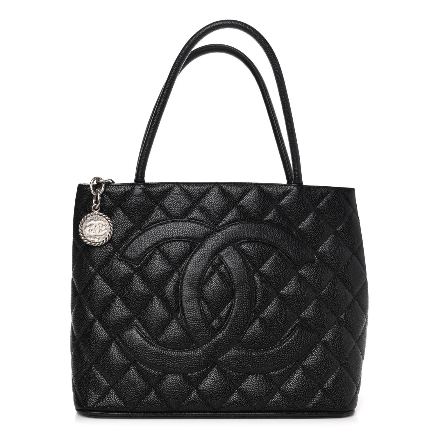 Chanel Caviar Quilted Medallion Tote Black 1 of 4