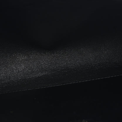 Saint Laurent Lambskin Large Cassandre Envelope Pouch Black 5 of 7