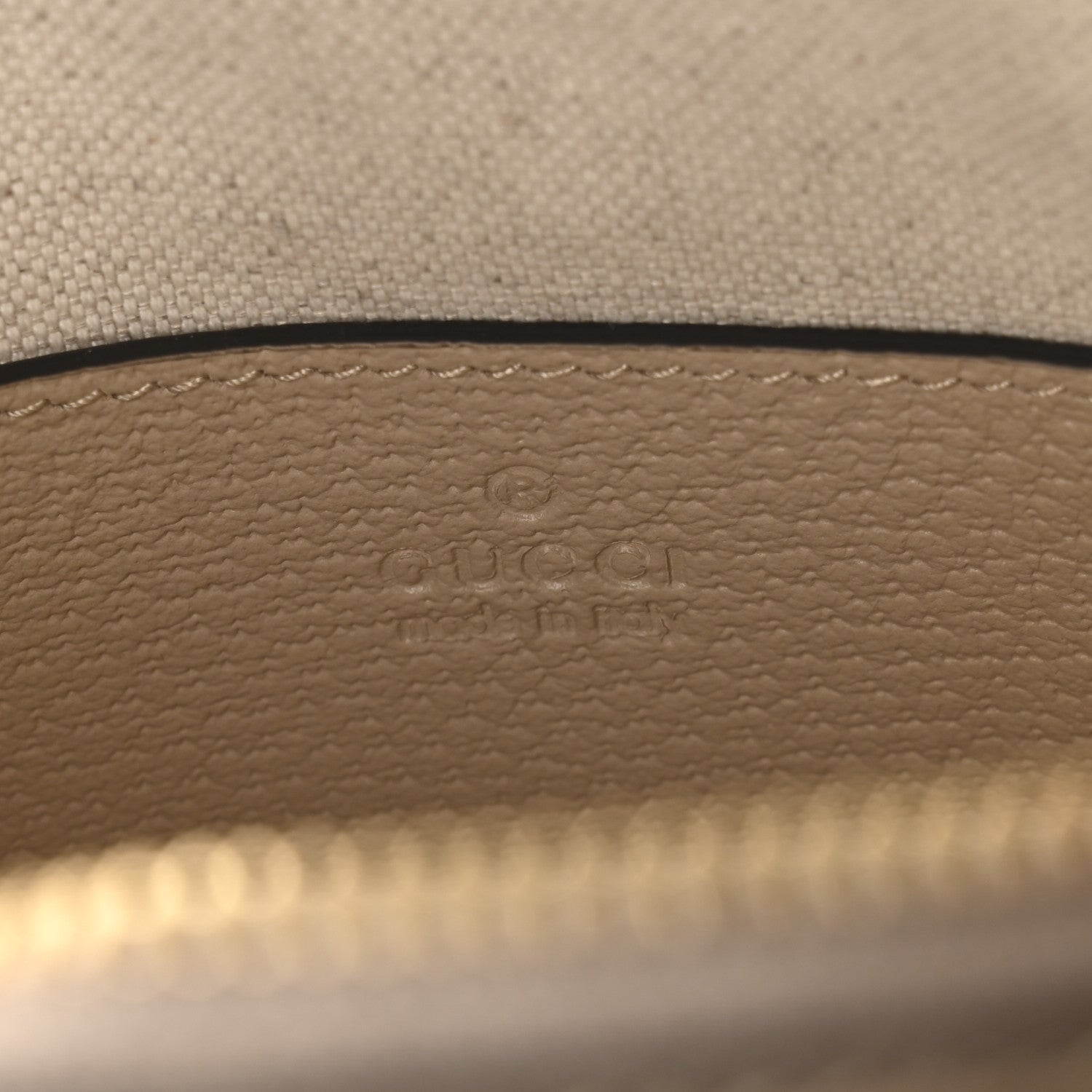 Gucci GG Supreme Monogram Textured Dollar Calfskin Web Small Ophidia Dome Shoulder Beige Mystic White Oatmeal 6 of 10