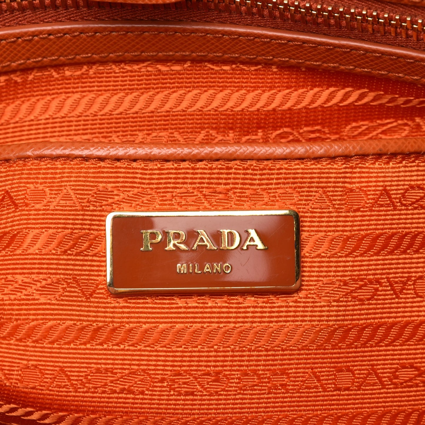 Saffiano Lux Large Tote Papaya