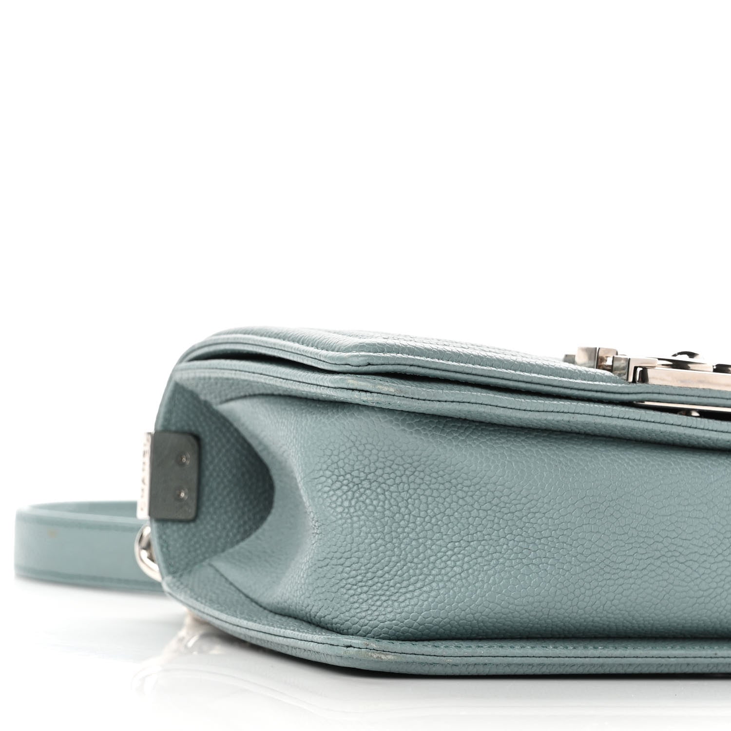Chanel Caviar Quilted Small Boy Flap Light Blue 9 of 10