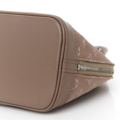 Louis Vuitton Satin Monogram Little Alma Taupe 9 of 9