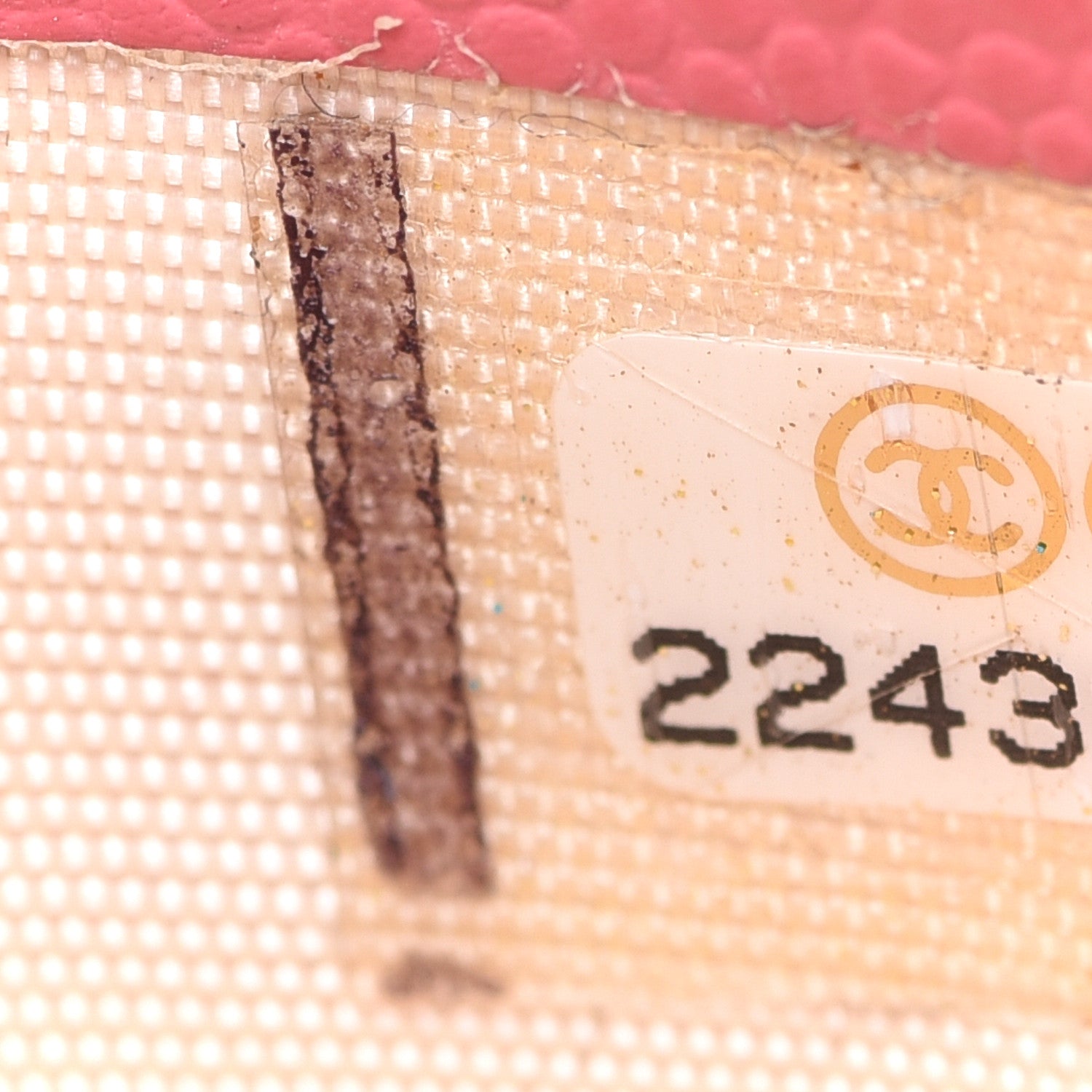 Chanel Caviar Chevron Quilted Card Holder Pink 8 of 16