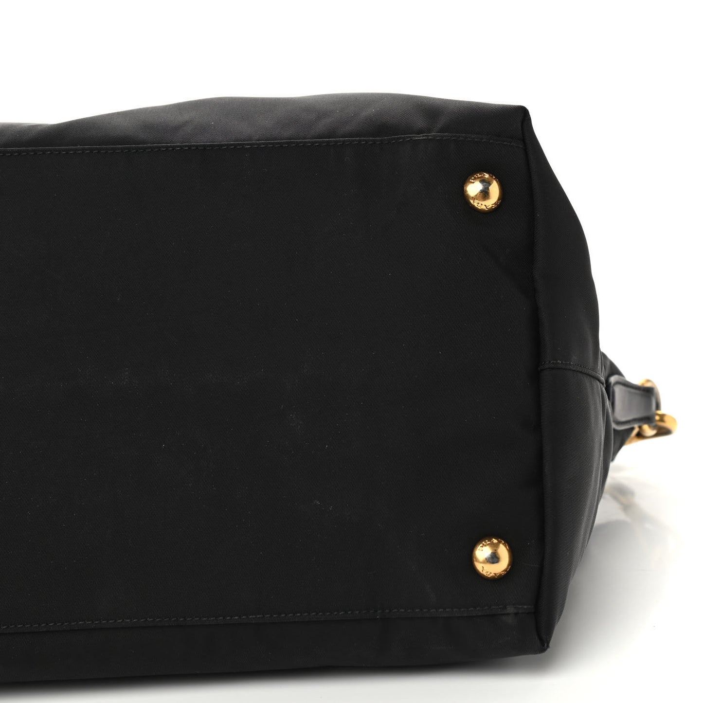 Tessuto Nylon Saffiano Tote Black