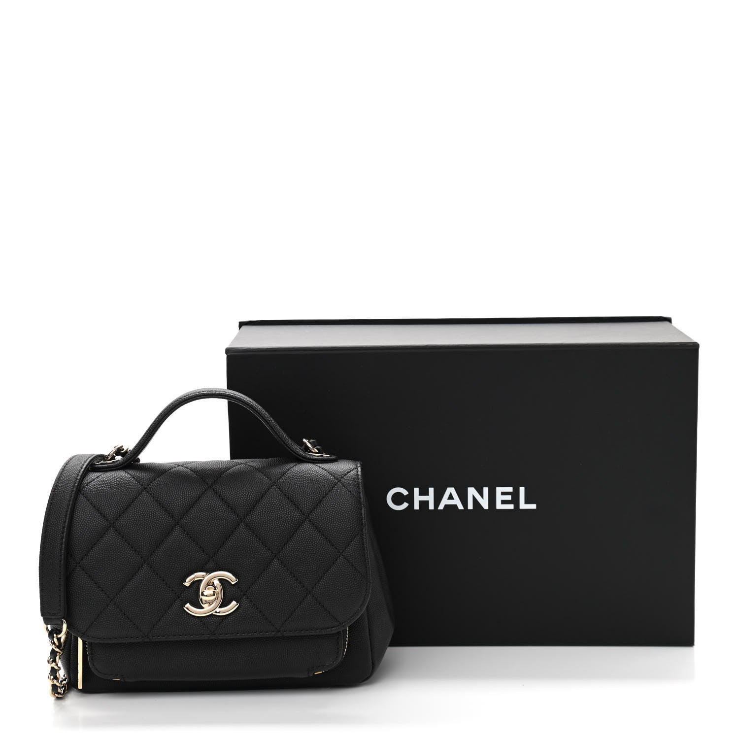 Chanel Caviar Quilted Small Business Affinity Flap Black 11 of 11