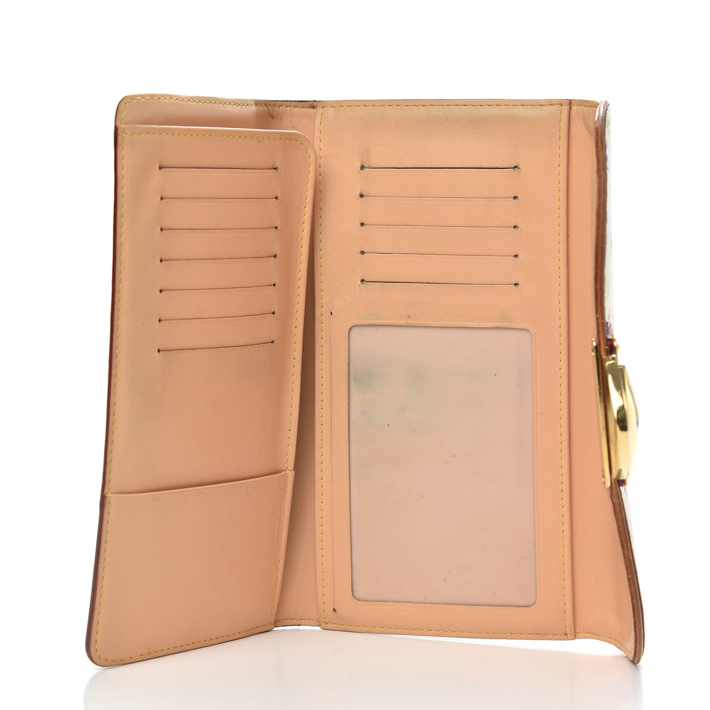 Monogram Multicolor Eugenie Wallet White