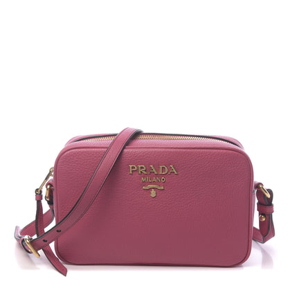 Prada Vitello Phenix Camera Bag Peonia 1 of 10