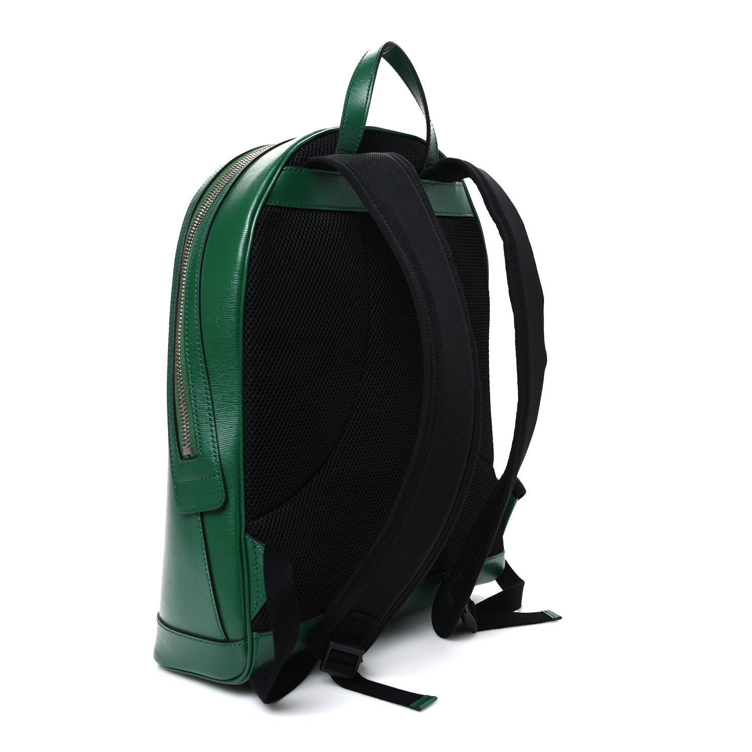 Gucci Calfskin Kingsnake Dome Backpack Green 3 of 11