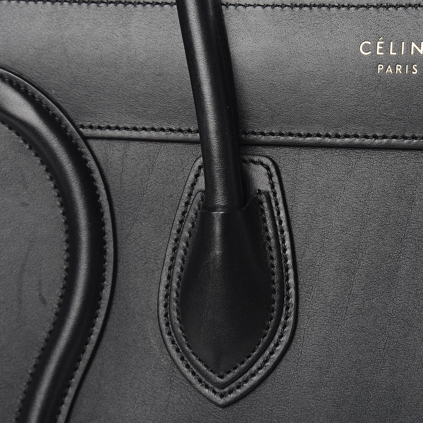 Smooth Calfskin Micro Luggage Black