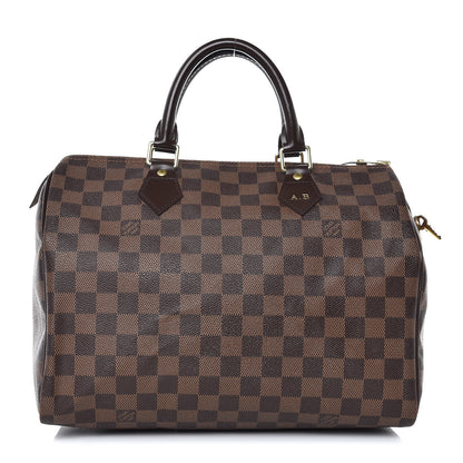 Louis Vuitton Damier Ebene Speedy 30 1 of 13