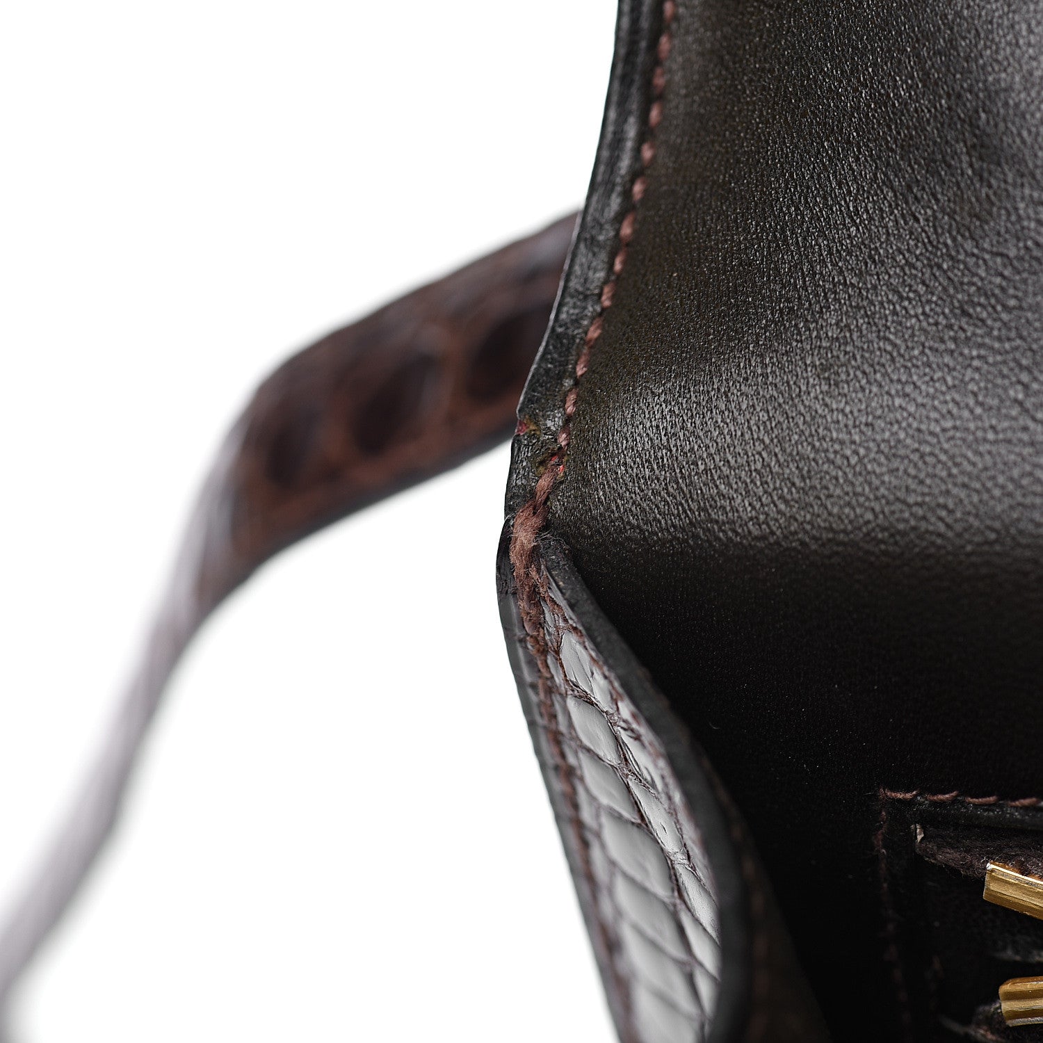 Hermes Shiny Porosus Crocodile Constance 23 Havane 18 of 18