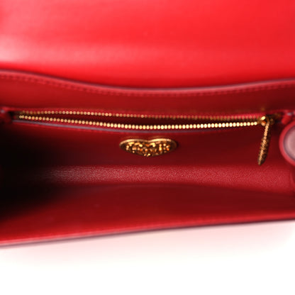 Dolce & Gabbana Calfskin Medium Devotion Crossbody Bag Red 5 of 8