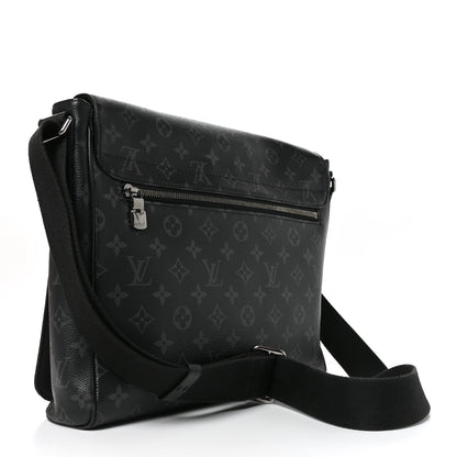 Louis Vuitton Monogram Eclipse District MM Black 2 of 8