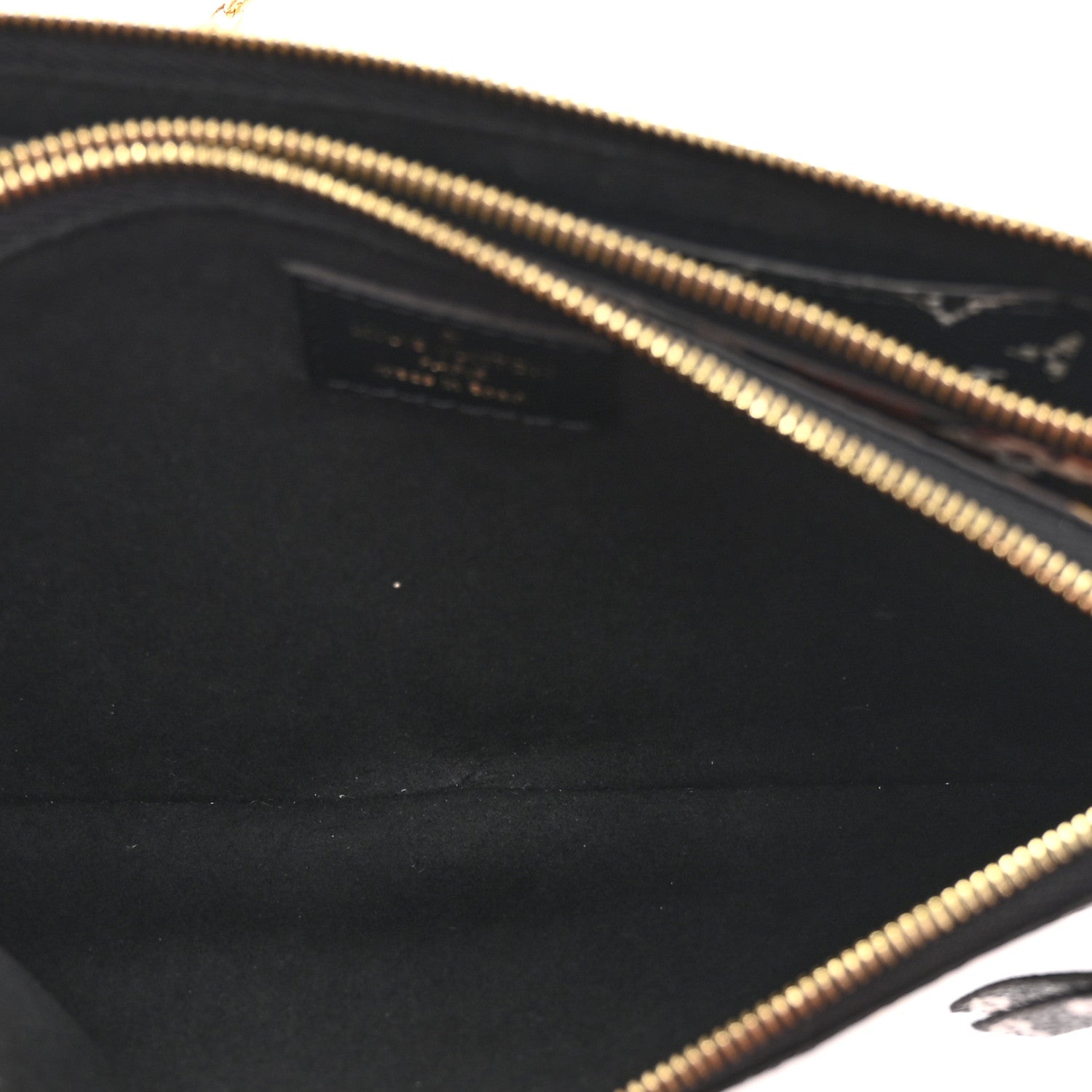 Louis Vuitton Monogram Giant Jungle Pochette Double Zip Black 6 of 10