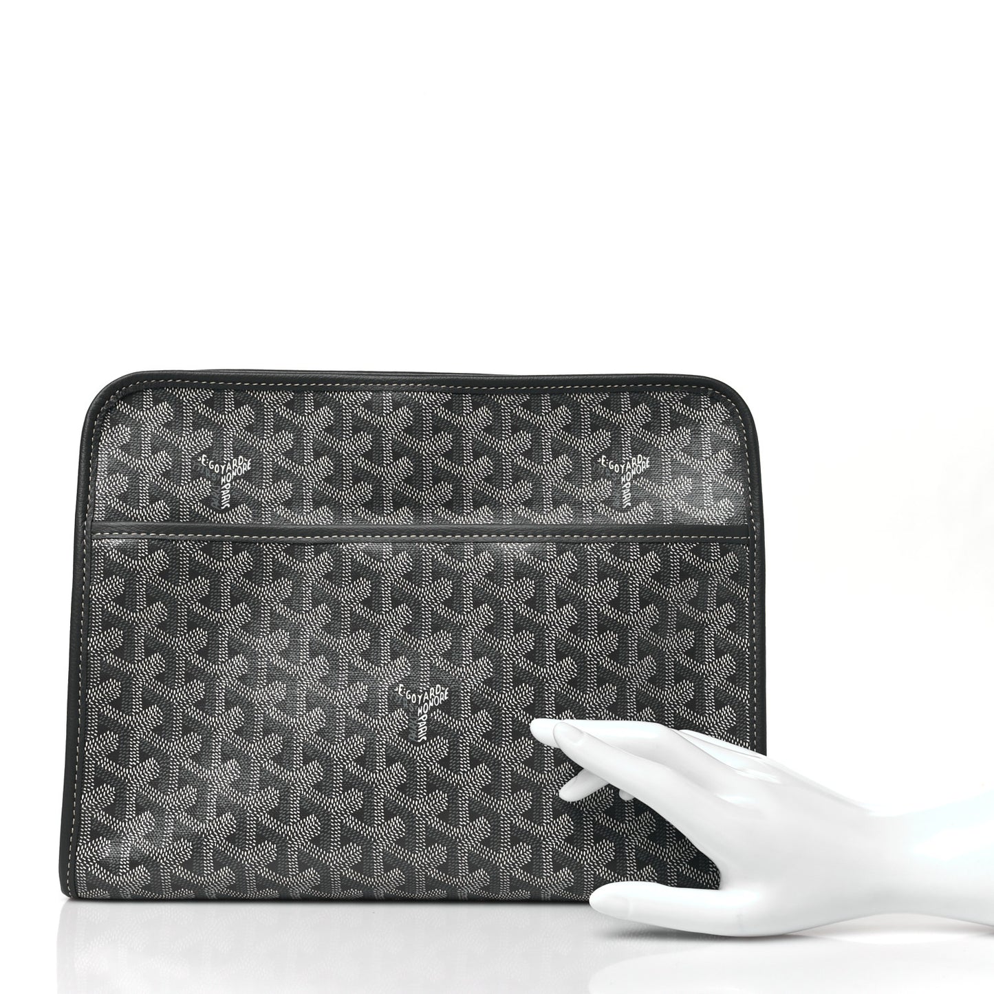 Goyardine Jouvence GM Toiletry Pouch Grey