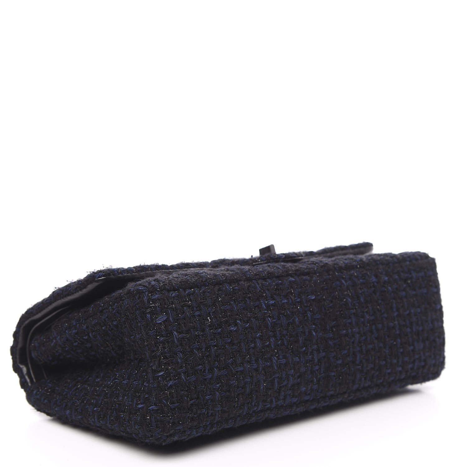 Chanel Tweed Quilted 2.55 Reissue 226 Flap Blue Black 3 of 13
