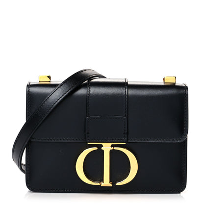 Christian Dior Box Calfskin Micro 30 Montaigne Bag Black 2 of 9