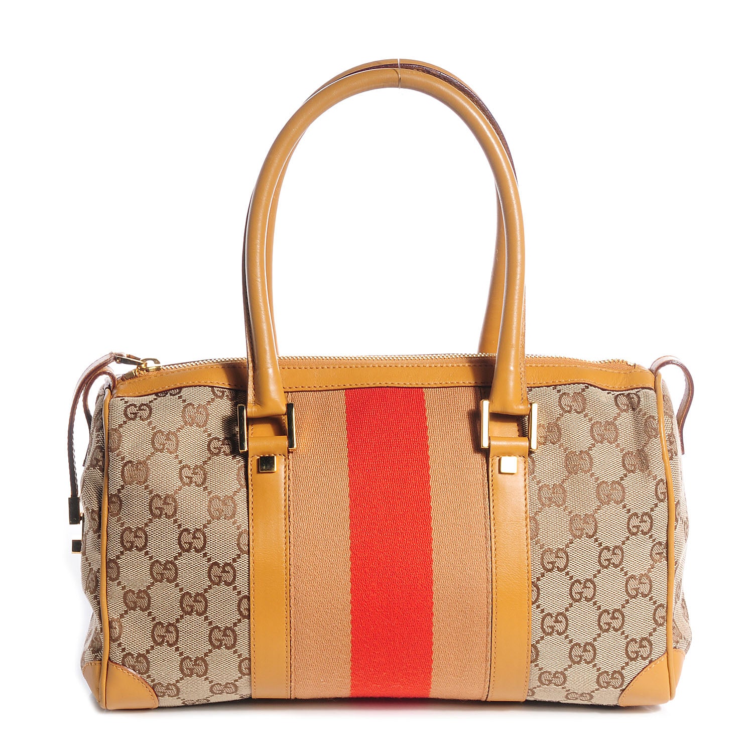 Gucci Monogram Web Boston Orange 1 of 7