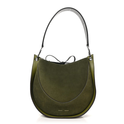 Proenza Schouler Suede Arch Shoulder Bag Moss 1 of 11