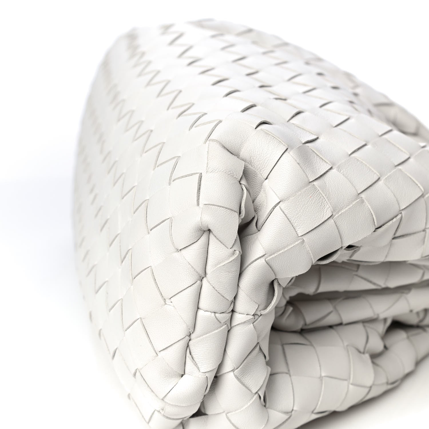 Bottega Veneta Nappa Maxi Intreccio The Pouch Oversized Clutch Plaster 10 of 13