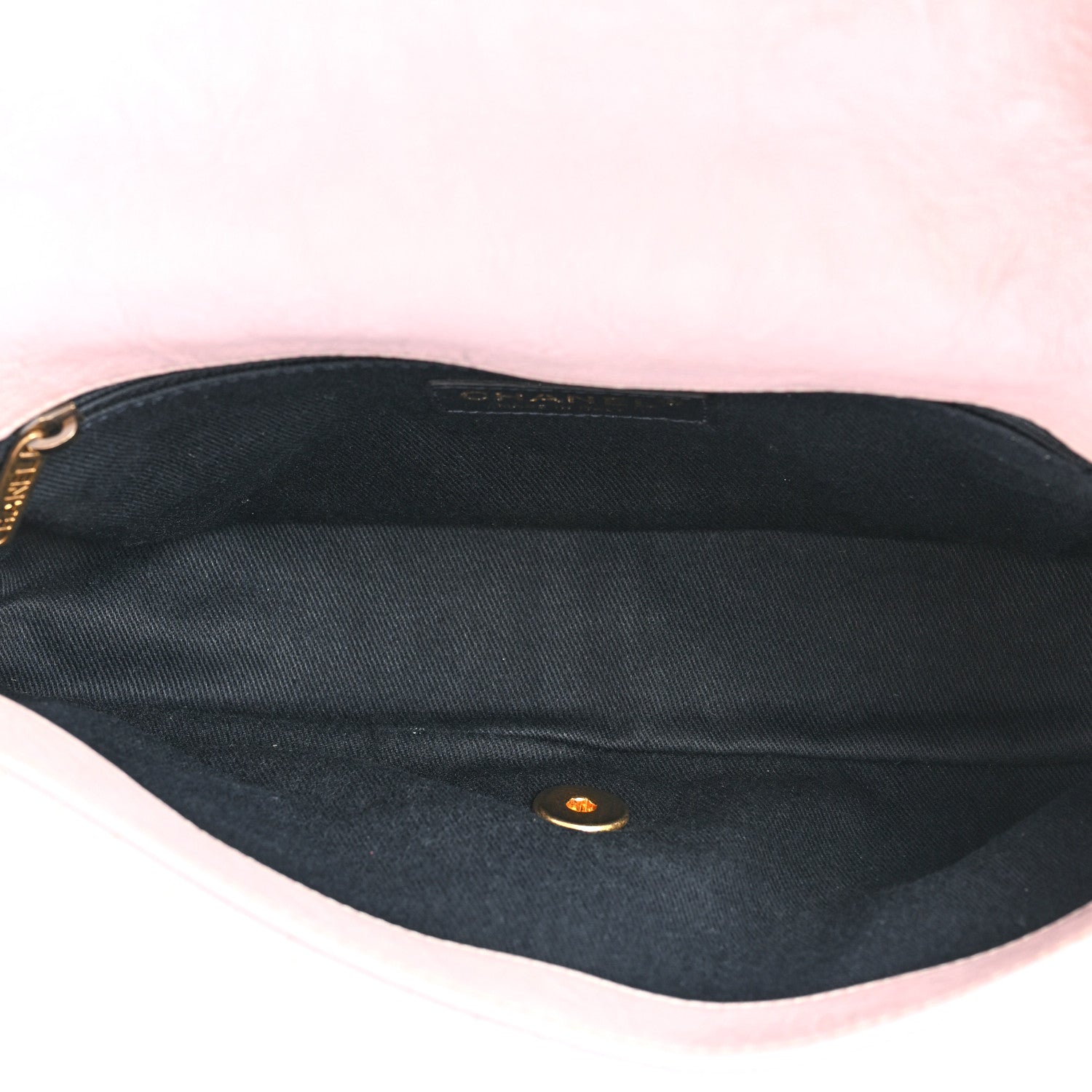 Chanel Wrinkled Lambskin Chevron Quilted Medium Surpique Flap Pink 5 of 11