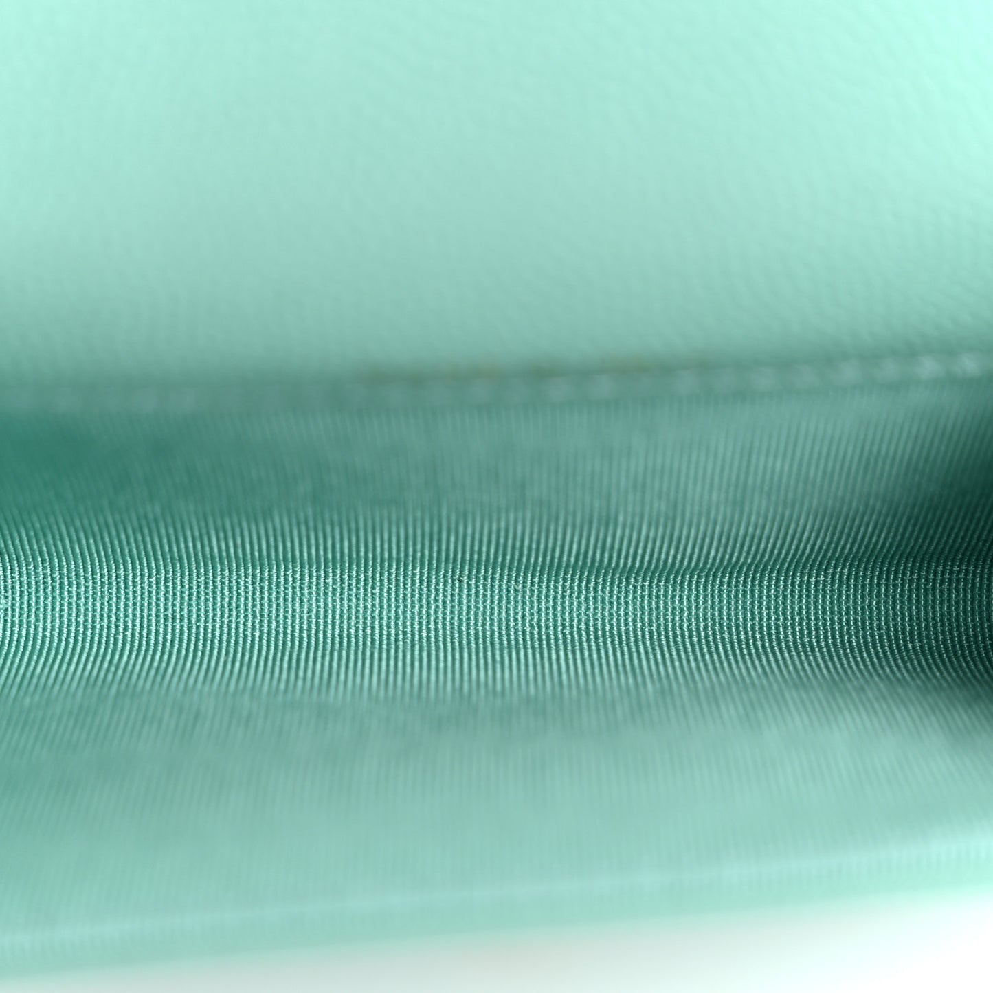 Caviar Quilted Flap Card Holder Wallet Light Green
