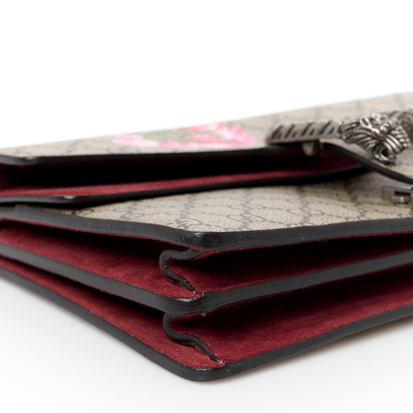 GG Supreme Monogram Blooms Small Dionysus Shoulder Bag Beige Multicolor Dry Rose