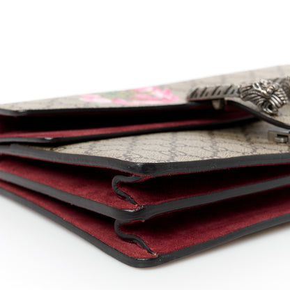 Gucci GG Supreme Monogram Blooms Small Dionysus Shoulder Bag Beige Multicolor Dry Rose 9 of 12