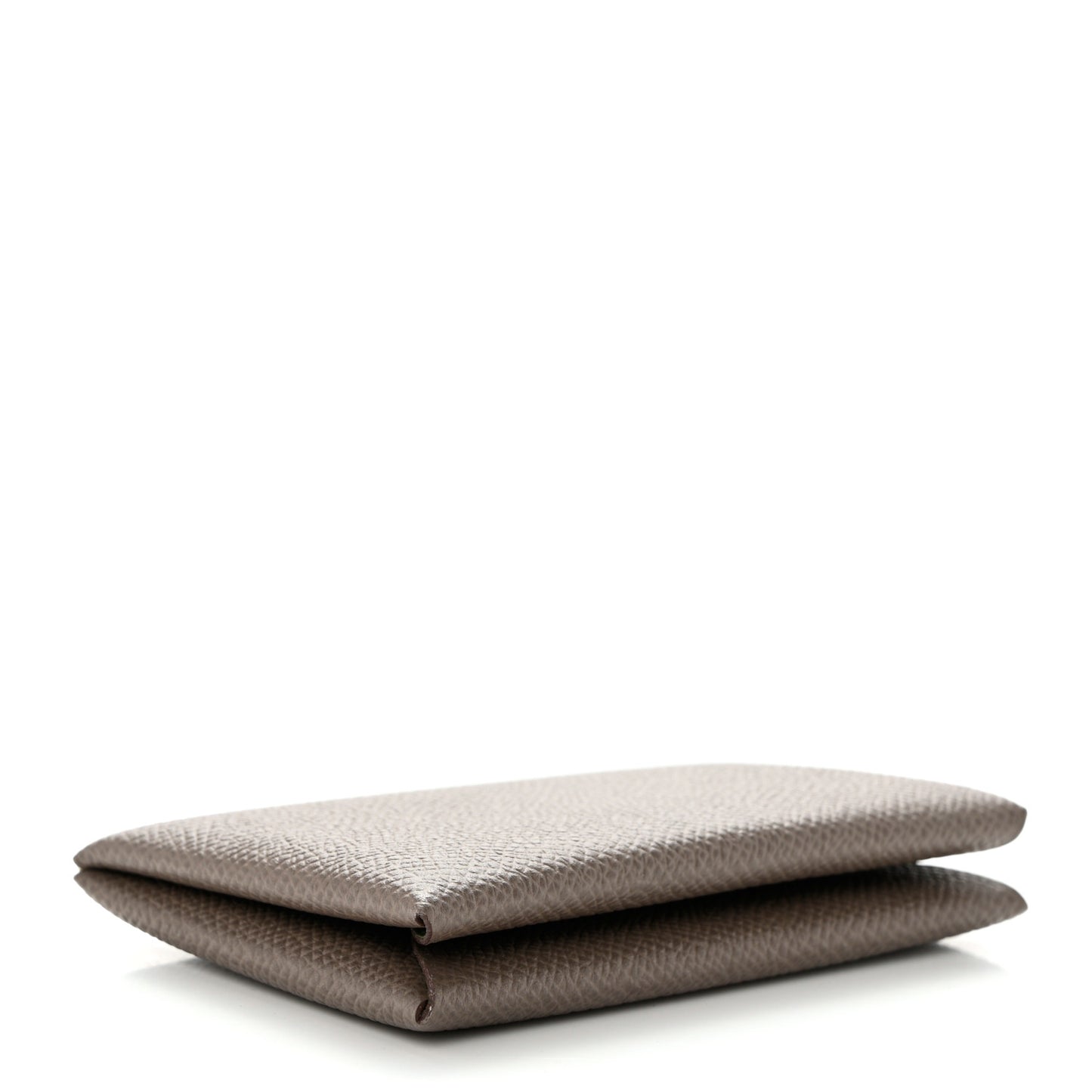 Epsom Verso Calvi Card Case Etain Vert Criquet