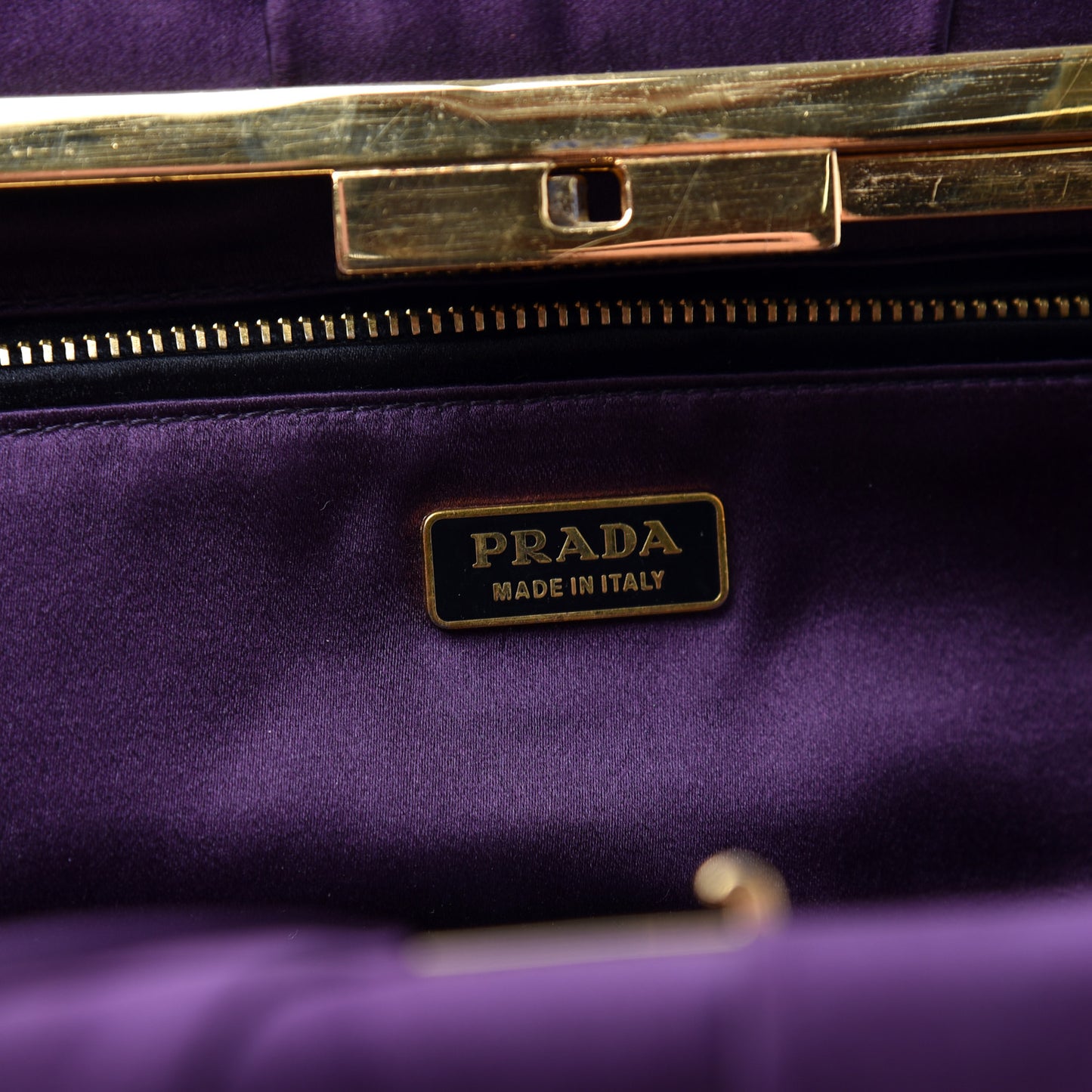 Satin Clutch Indaco