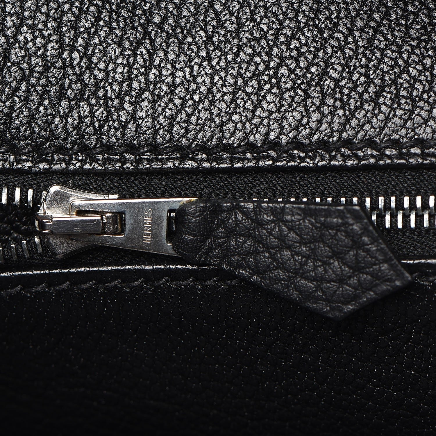 Hermes Taurillon Clemence Birkin 40 Black 11 of 36