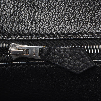 Hermes Taurillon Clemence Birkin 40 Black 11 of 36