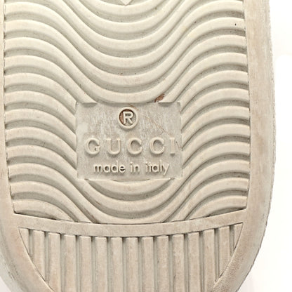Gucci Calfskin Web GG Apple Embroidered Womens Ace Sneakers 37 White 7 of 10