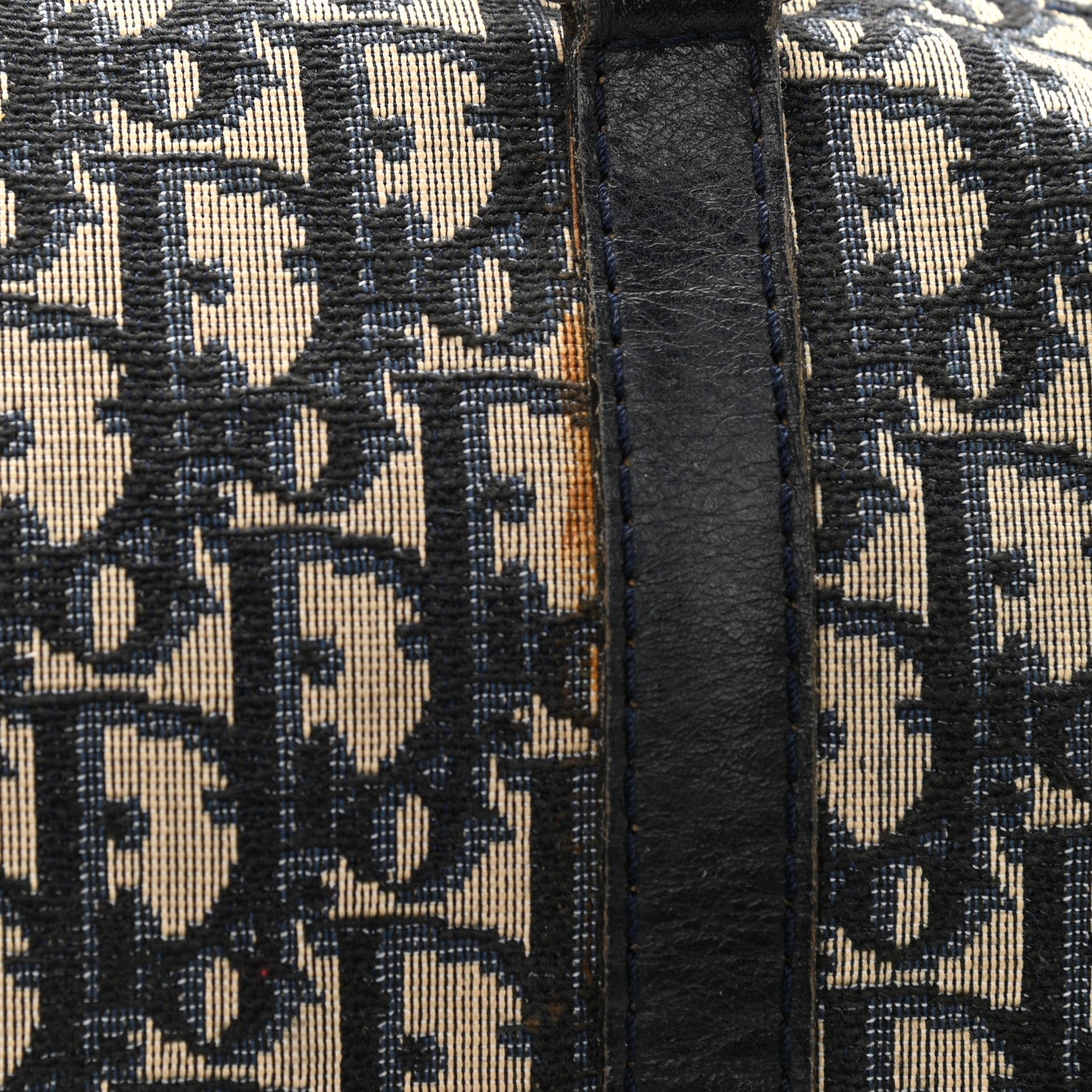 Christian Dior Monogram Boston Navy Blue 10 of 12