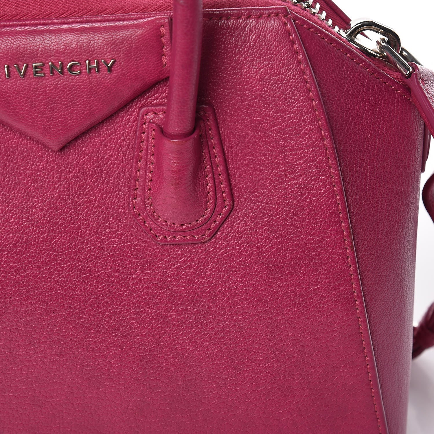 Givenchy Sugar Goatskin Mini Antigona Fig Pink 10 of 12