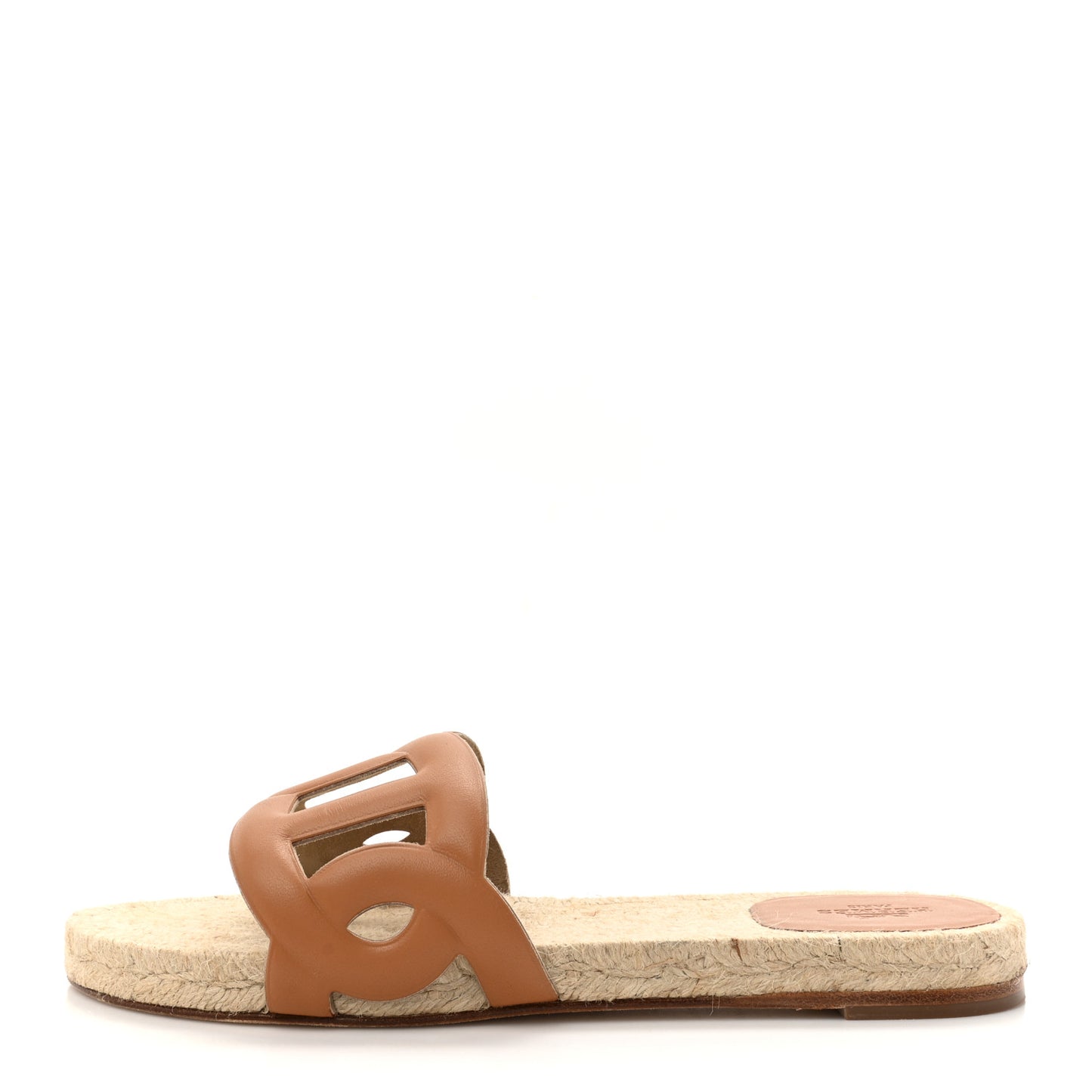Nappa Famosa Espadrille Sandals 38 Naturel