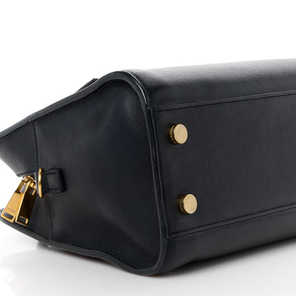 Saint Laurent Smooth Calfskin Small Monogram Cabas Black 10 of 11