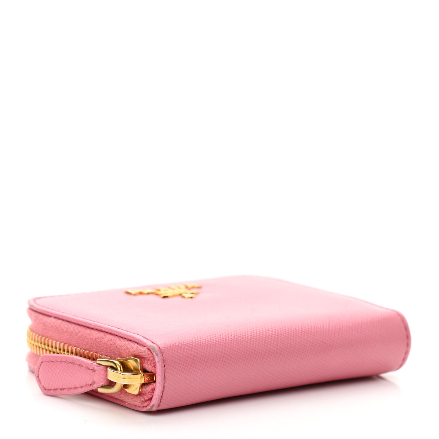 Saffiano Metal Zip Coin Purse Geranio