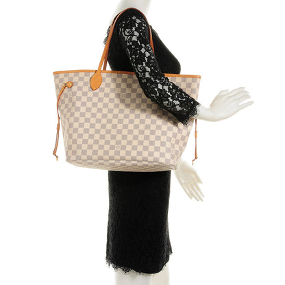 Louis Vuitton Damier Azur Neverfull MM 2 of 9