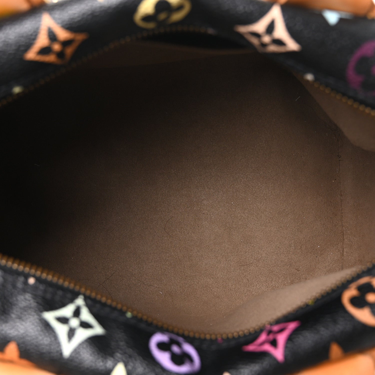 Louis Vuitton Monogram Multicolor Speedy 30 Black 5 of 9