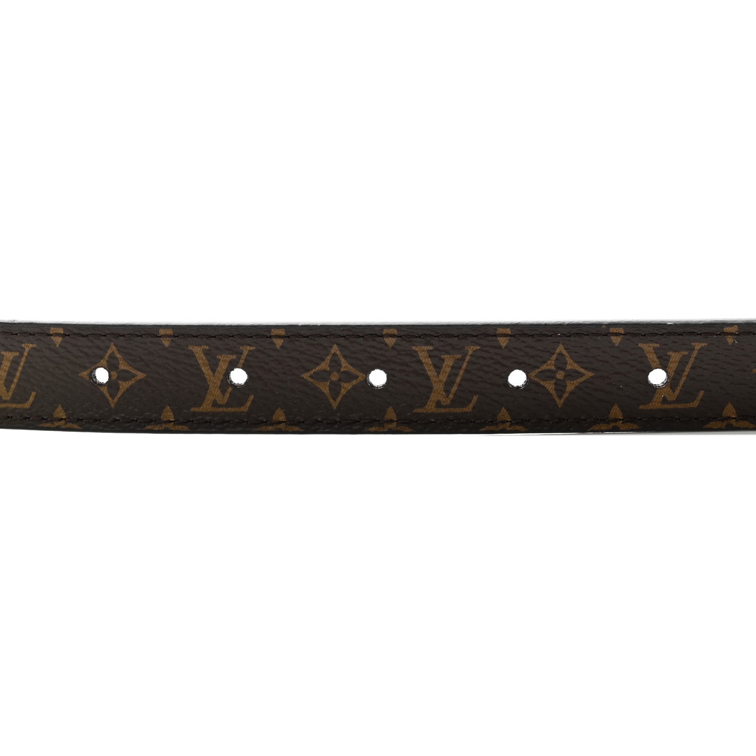 Louis Vuitton Monogram Calfskin 20mm LV Circle Reversible Belt 85 34 Black 3 of 7