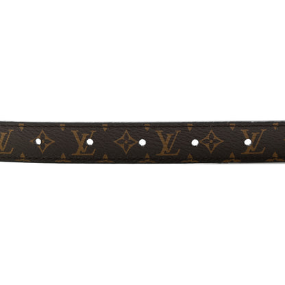 Louis Vuitton Monogram Calfskin 20mm LV Circle Reversible Belt 85 34 Black 3 of 7