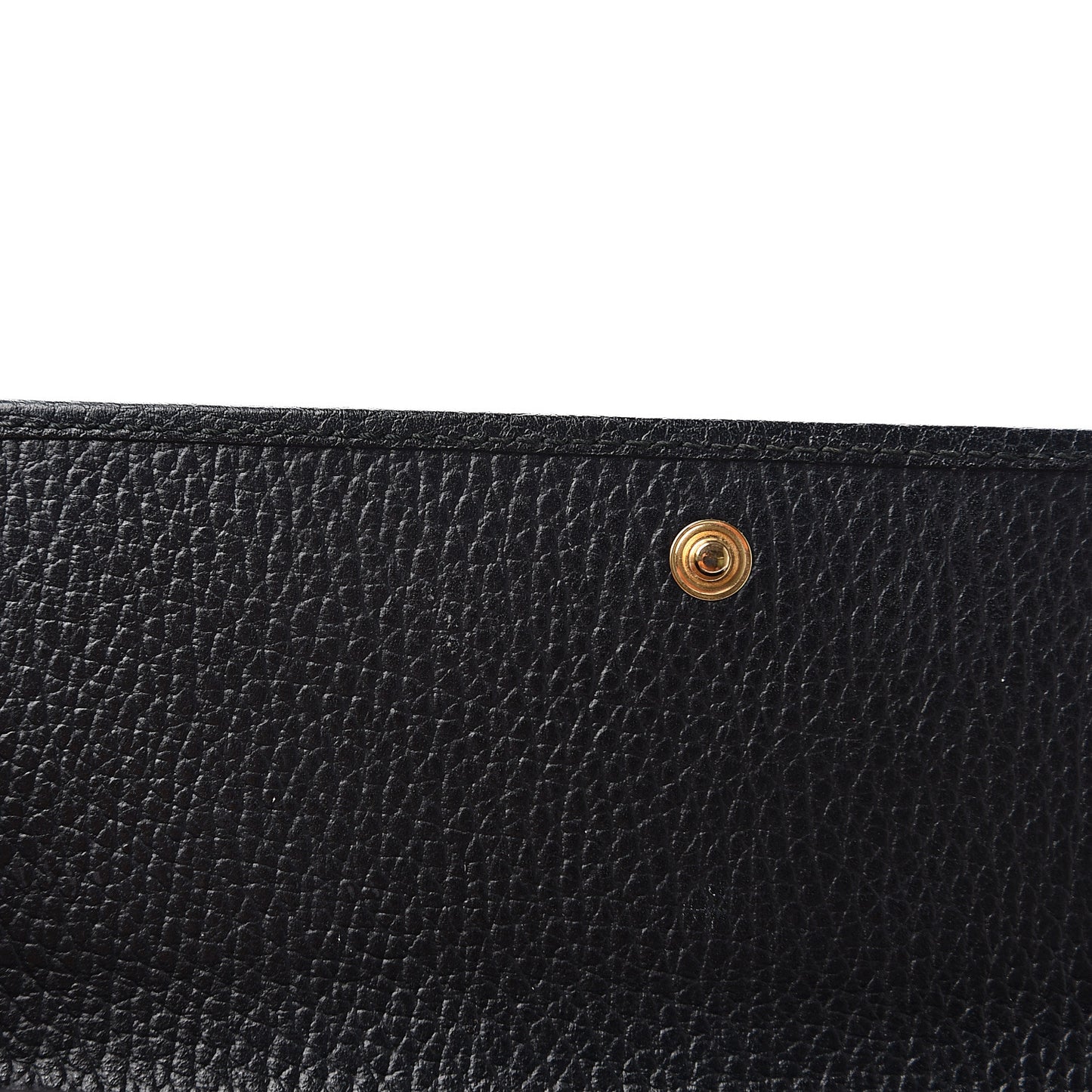 Dollar Calfskin GG Marmont Continental Wallet Black