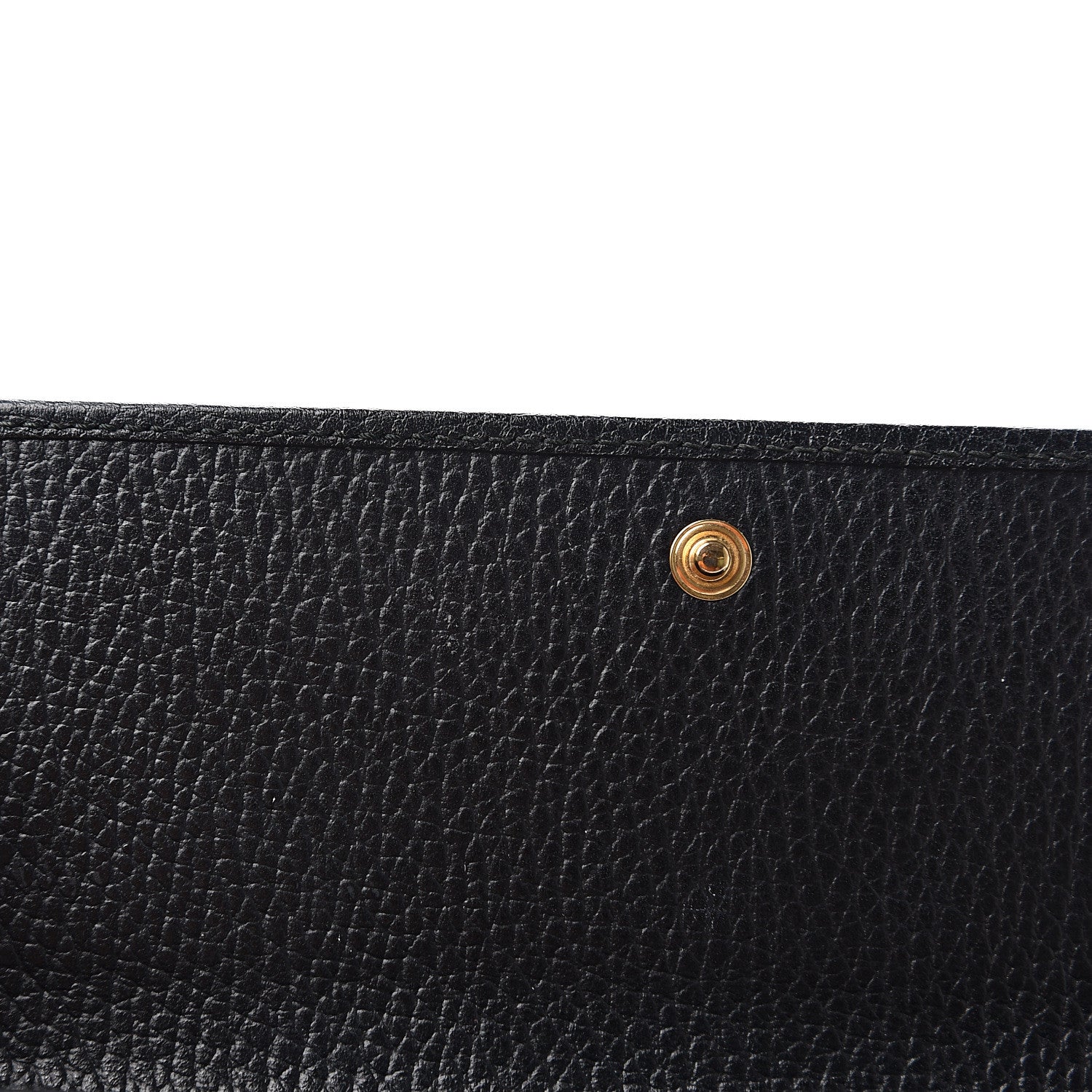 Gucci Dollar Calfskin GG Marmont Continental Wallet Black 7 of 8