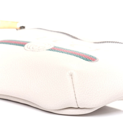 Gucci Grained Calfskin Small Logo Belt Bag White 9 of 9