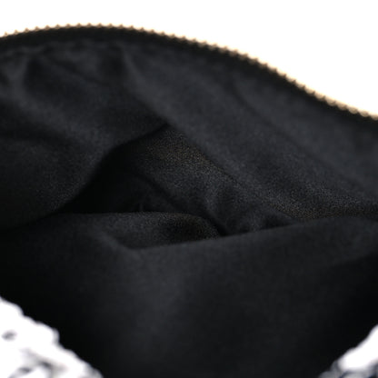 Chanel Sequin Coco Cuba Waist Bag Fanny Pack Black White 6 of 12